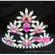 colored alibaba china pageant hair jewelry rosary flower tiara